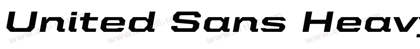 United Sans Heavy Cd字体转换